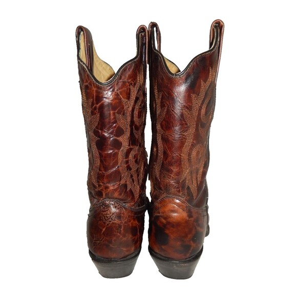 Corral Vegas Marble Western Cowboy Boots Women's 7.5 M Leather Brown Snip Toe - Picture 4 of 8